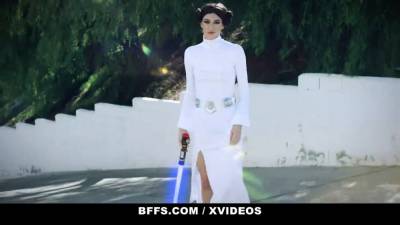 No, Princess Leia, That's Not How A Lightsaber Should Be Used! - sexu.com