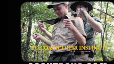Pitching Tents! Dolf Dietrich breaks in two cute Scouts - drtvid.com