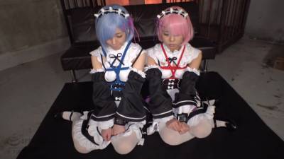 Rem And Ram Cosplayer Double Anal Session - upornia.com - Japan