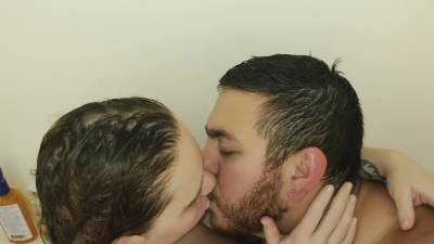 Sneaking Into The Shower For Some Fun (blowjob& Fuck) With Facial Cumshot - hotmovs.com