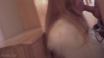 Teasing And Passionate Love Sex With Redhead Babe In Sexy Black Lingerie. Mutual Orgasm - Ruda Cat - hotmovs.com