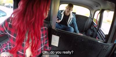 Sabien Demonia - Big Dicks Female Fake Taxi Sabien Demonia Gets Her Gigantic Tits Out For Thrills - theyarehuge.com