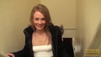 PASCALSSUBSLUTS - Skinny Carmel Anderson Spanked And Fucked - txxx.com - Britain