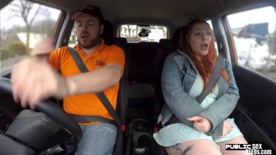 Curvy ginger brit cock rides driving instructor - hotmovs.com