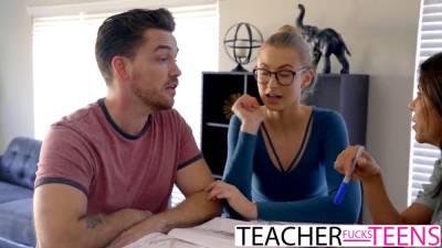 Big Tit Tutor Pisses Off Girlfriend To Get Student Cock - sexu.com