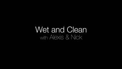 Alexis Brill - Seductive Love In The Shower - hotmovs.com