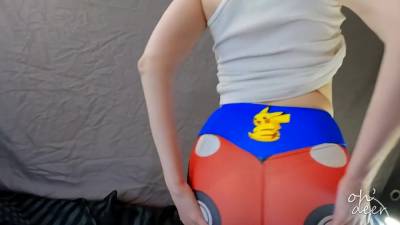 Pokemon Coach Caught An Orgasm With A Plug In The Ass - Pokemon Cosplay - hclips.com