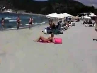 Sexy German Blonde Fuck Stranger On The Beach - drtvid.com - Germany