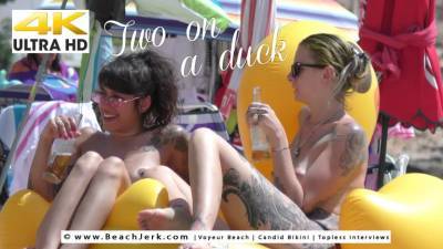Two on a duck - BeachJerk - hclips.com