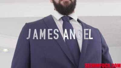 Angel - New Stud James Angel Gets Rimmed By Petite Bailey Base - sexu.com