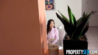 Propertysex - hot petite asian real estate agent pounds her manager - sexu.com