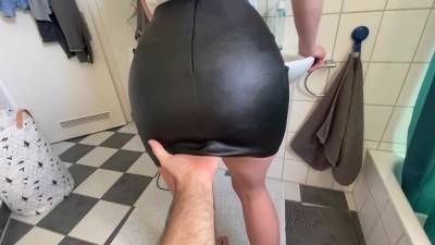Amateur Stepmom Gets Fucked In Her Leather Skirt - Cum On Leather Ass - hclips.com