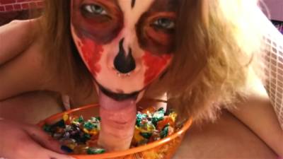Miha Nika69 - Halloween Slut Witch Gets Cum In Mouth Fo - hclips.com