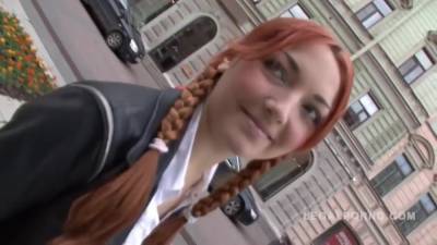 Inviting Shy Russian Redhead Alissa Rough Sodomy - upornia.com - Russia