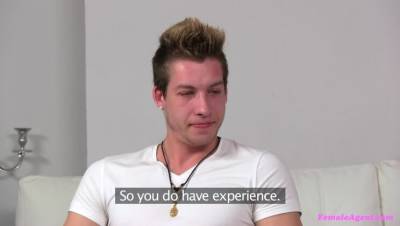 Hot Young Stud Gives Nervous Agent A Big Lesson In Fucking - porntry.com