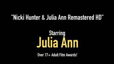 Julia Ann - cougar - Cougar Lovers Julia Ann & Nicki Hunter Have Remastered Sex! - sunporno.com
