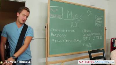 Summer Brielle - Blonde teacher Summer Brielle fuck in classroom - sexu.com