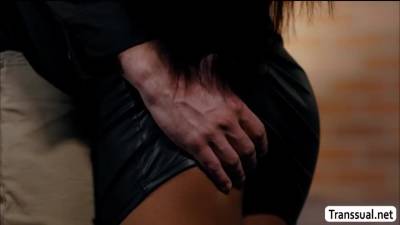 Khloe - TS Khloe gets fuck by some random guys dick - fetishpapa.com
