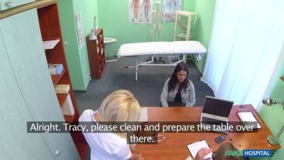 Nympho Nurse Gives Breast Exam - porntry.com