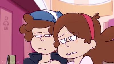 Dipper and Mable are often having adventures that include showing a rock hard dick, or tits - sunporno.com