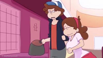 Dipper and Mable are often having adventures that include showing a rock hard dick, or tits - sunporno.com