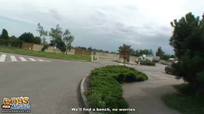 Mommy Blond Hair Lady Is Had Intercourse In The Park - Sex Orgy Mating - hotmovs.com