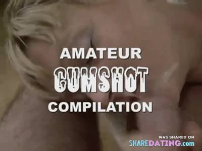 Amateur cumshot compilation - sunporno.com