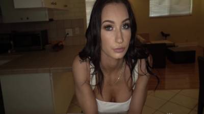 Busty Step-sister Gets Fucked On The Kitchen Counter And Filled With Cum - upornia.com
