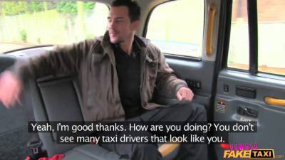 Female faux cab dirty driver gargles coppers sperm - sexu.com - Britain