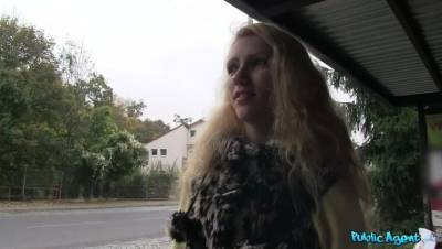 Blonde Rides Cock Instead of the Bus - porntry.com