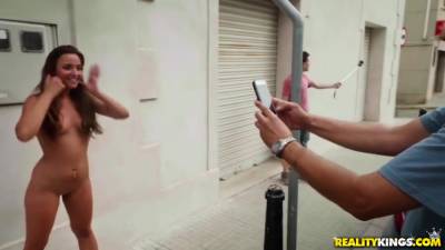 Amirah Adara - Amirah Adara - Dude With A Phone Picks Up Curvy Naked Hottie In The Street - upornia.com