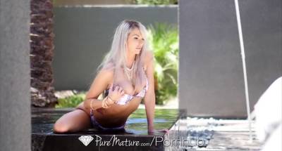 Busty Milf - PureMature - Busty milf Brooke Paige take thick dick in her ass - sexu.com