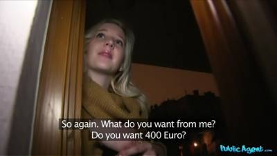 Blonde Wants to Fuck for Euros - porntry.com