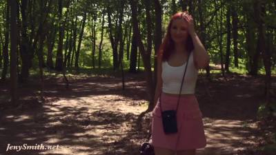A Not Planned Date. Jeny Smith walking with stranger with mini skirt and no panties - txxx.com - Russia
