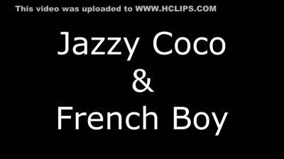 Slim Thick Chocolate Newbie Jazzy Coco Fucks Bbc French Boy - hclips.com - France