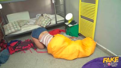 Charlie Dean In Stuck In A Sleeping Bag - hotmovs.com