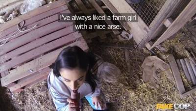 Farmer's Slut Fucks Cop's Truncheon - veryfreeporn.com
