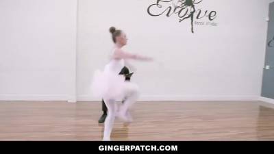 Petite Redhead Ballerina Takes Huge Cock With Athena Rayne - hclips.com