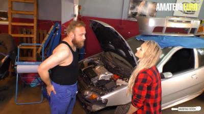 German Young Wife Mika Olsson Cheat Hubby With The Car Repairman - sexu.com - Germany