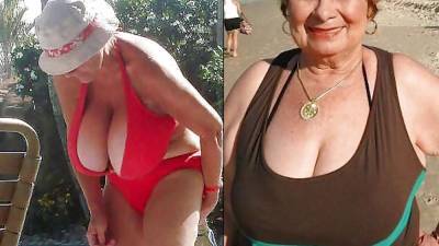 Huge Granny Tits, Jerk Off Challenge To The Beat #6 - sunporno.com