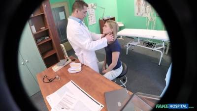 Innocent blonde gets the doctors massage - porntry.com