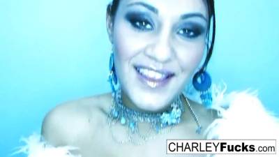 Charley Chase - Charley Chase strips off her sexy outfit and spreads - sexu.com