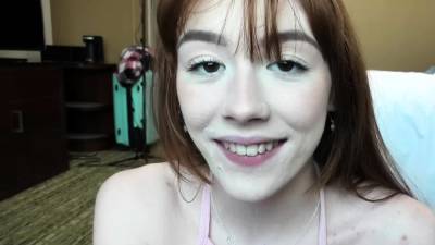 18 yr old ginger with big tits sucks cock - icpvid.com