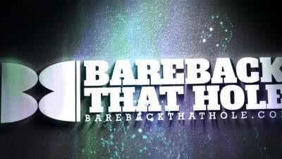 BAREBACKTHATHOLE Rico Fatale Barebacked By Hung Romeo Davis - nvdvid.com