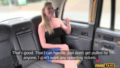 Monty - Posh blonde bird misses date and gets fucked in taxi instead - porntry.com