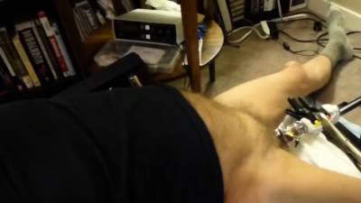 My Cock - Fuck machine sounding my cock in chastity cage - nvdvid.com