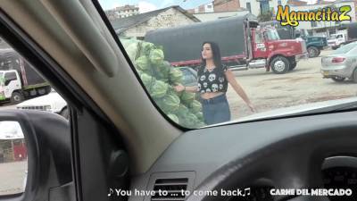 MAMACITAZ - Bubble Butt Colombian Babe Julia Cruz Loves It In Threeway In Public - sexu.com - Colombia