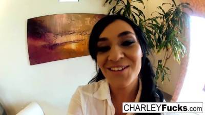 Charley Chase - Brunette Blowjob - Charley Chase gives Derrick her asshole - sexu.com