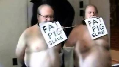 Fat Pig Slaves visits my Dungeon Room in Toronto, Canada - nvdvid.com - Canada