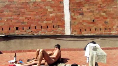 Amateur Sex Horny Couple Fun In Terrace Outside Part1 - icpvid.com